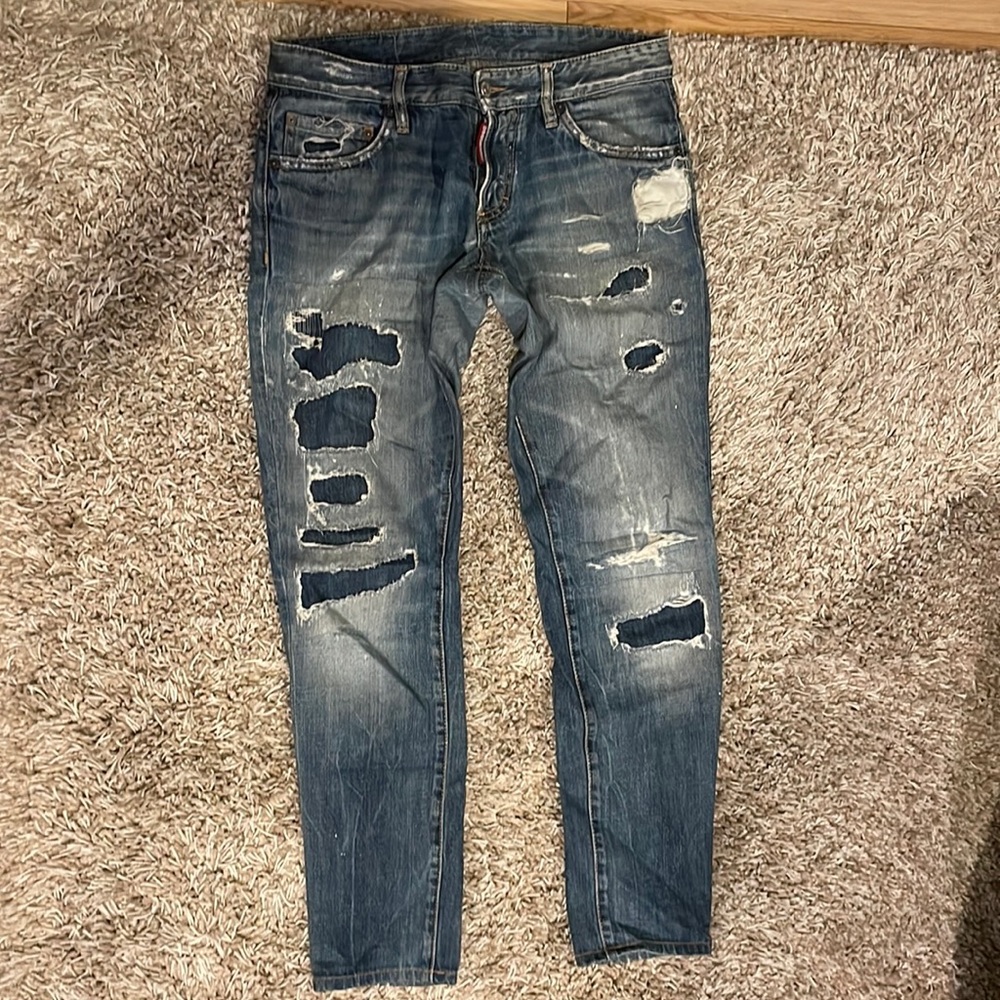 Dsquared2 Jeans Size 46; waist: 31-32, Inseam: 30